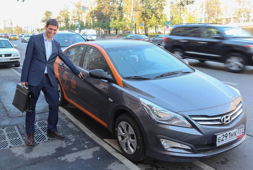 Delimobil Carsharing in Moscow