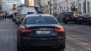 verdeckte Nummernschilder in Moskau