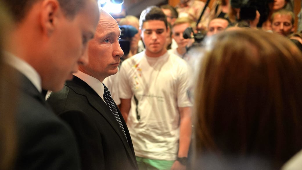 Putin besucht die Deutsche Schule Moskau