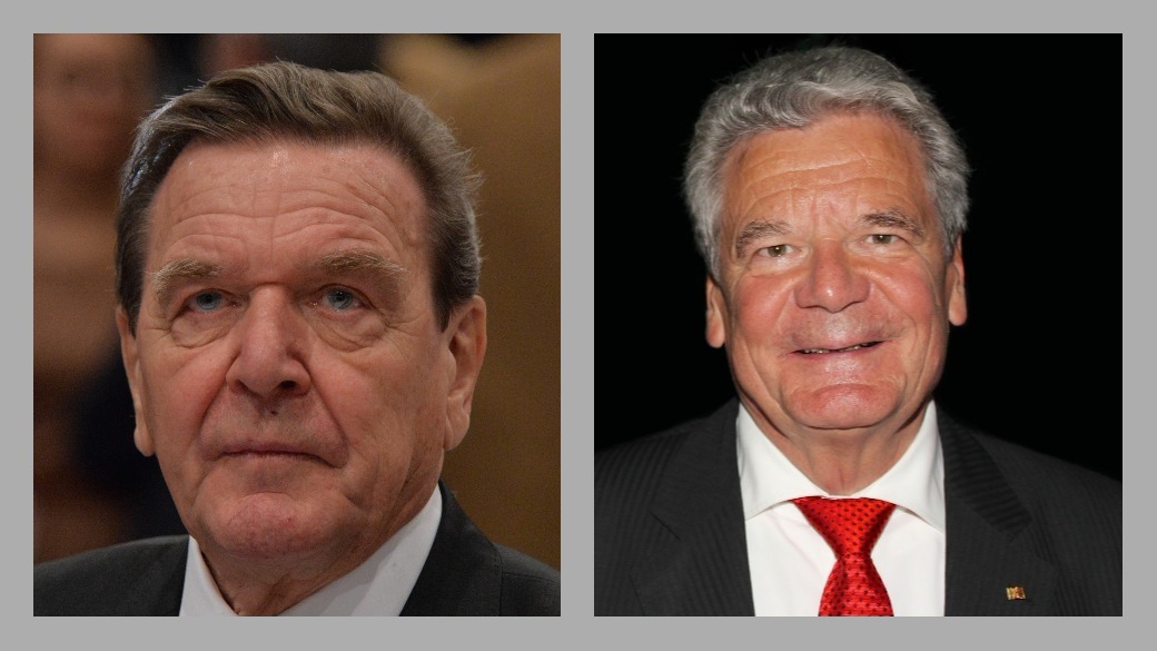 Gerhard Schröder und Joachim Gauck