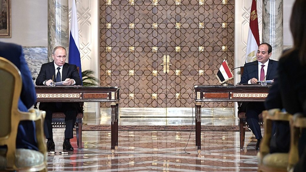Wladimir Putin und Abd al-Fattah as-Sisi