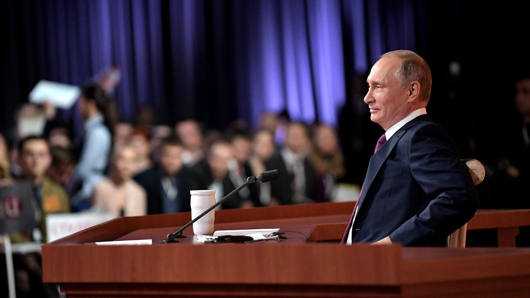 Putin, Pressekonferenz 2017