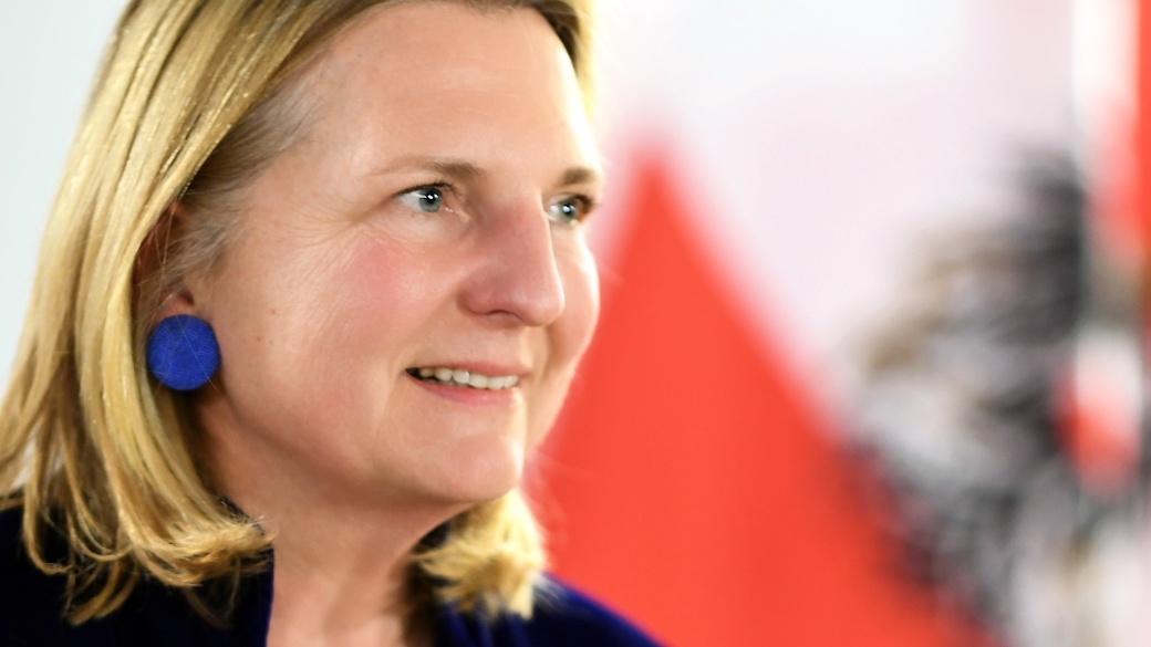 Österreichs Außenministerin Karin Kneissl