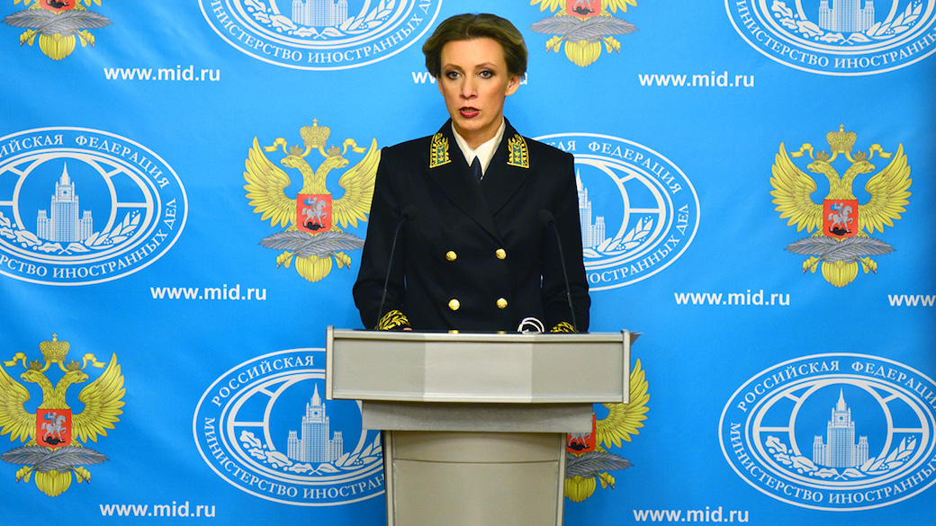 Marija Sacharowa, Sprecherin des russischen Außenministeriums