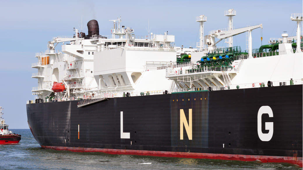 Schiff von LNG