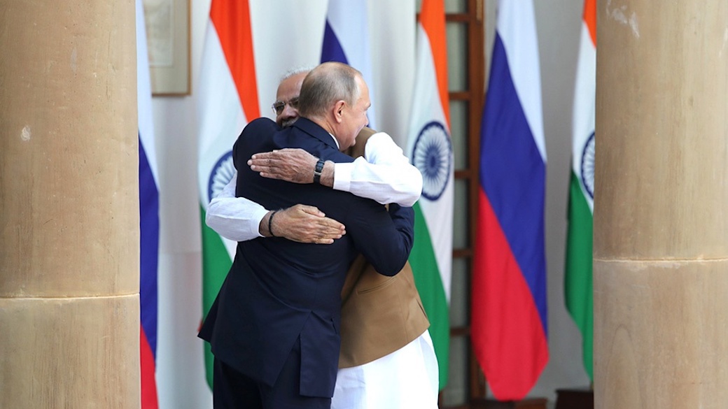 Indischer Präsident und russischer Präsident