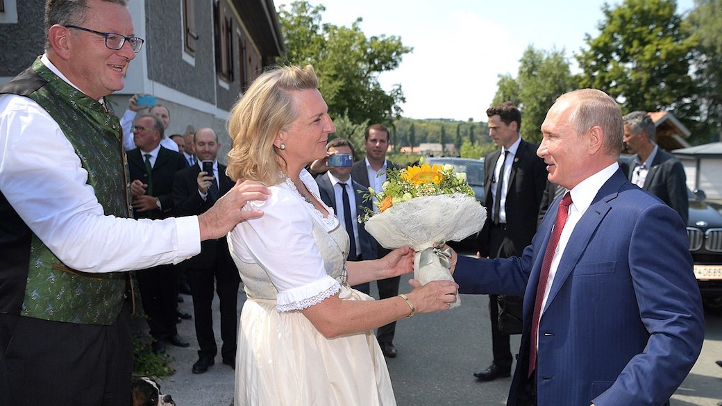 Karin Kneissl, Wladimir Putin