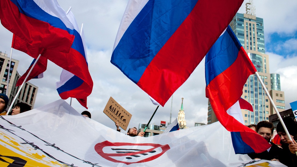 Russland Proteste gegen Internetgesetze