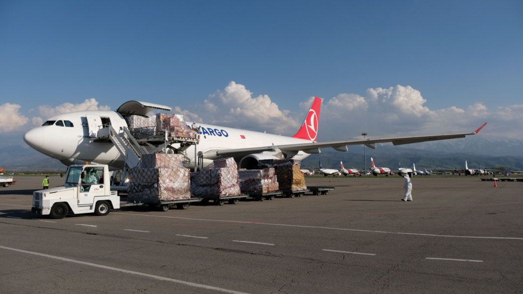 Humanitäre Hilfsgüter Kasachstan Türkei