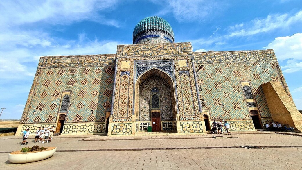 Das Mausoleum von Hodscha Ahmad Yasawi in Türkestan